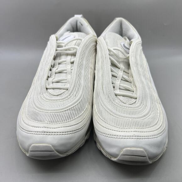 Nike Air Max 97 Running Shoes Men Size 12 White Causal Comfort Low Top Sneakers - Picture 2 of 8